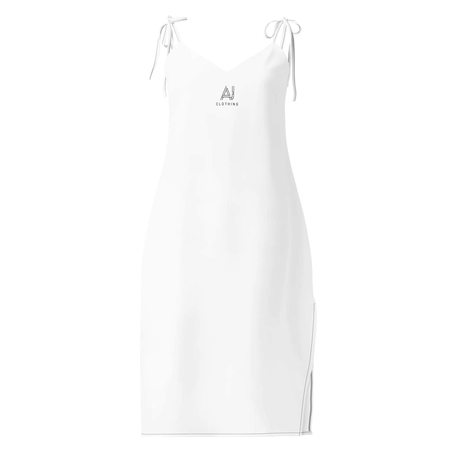 All-Over Print Slip Dress - White product image (1)