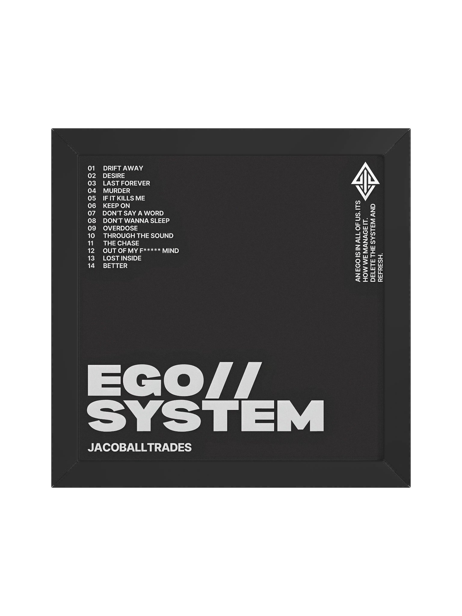 EGO//SYSTEM Track list Poster product image (4)