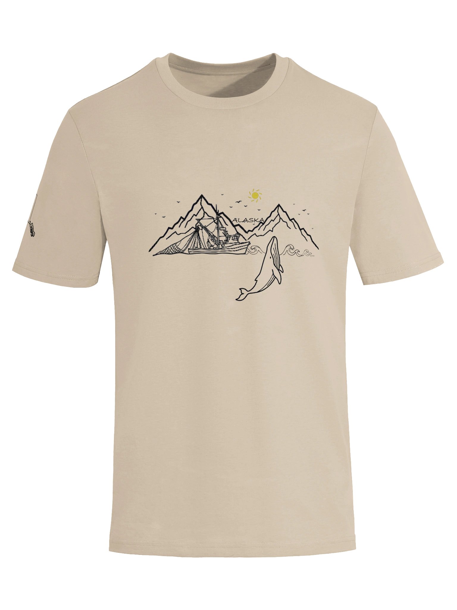 DELUXE "HUMPBACK" ORGANIC COTTON TEE product image (17)