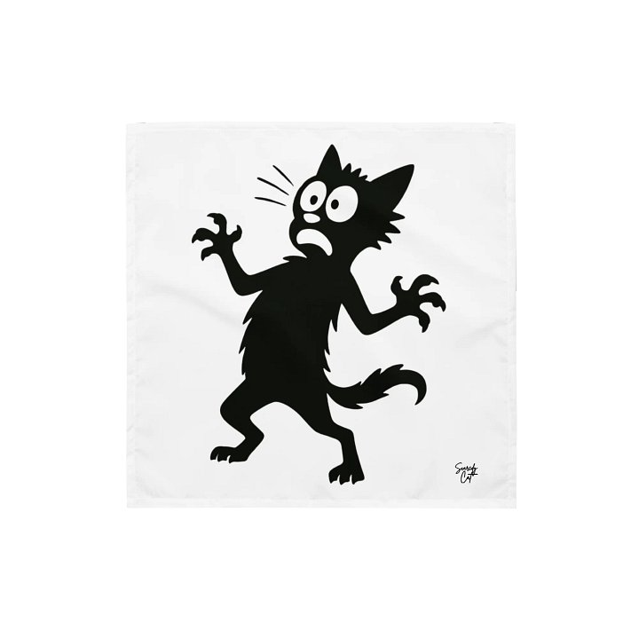 Scaredy Cat All-Over Bandana product image (1)