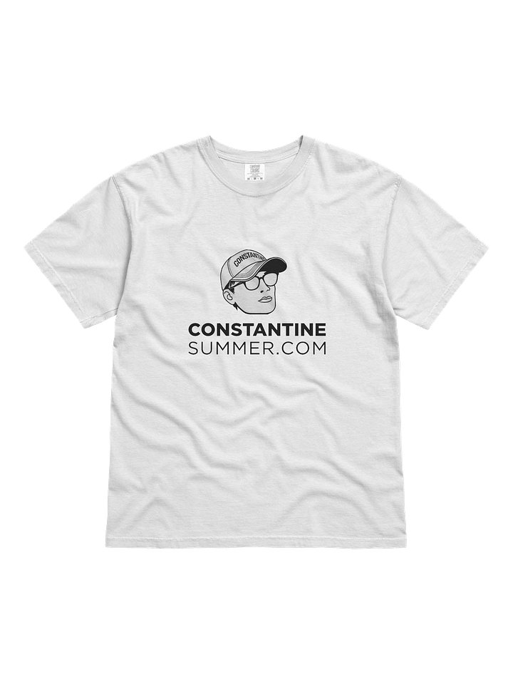 CONSTANTINESUMMER.COM: ICONIC LOGO T-SHIRT by Comfort Colors (White) product image (1)