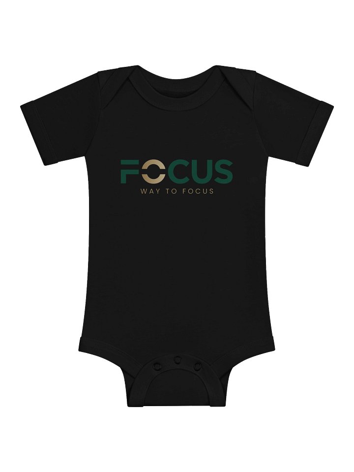 FOCUS Baby One Piece — Black product image (1)