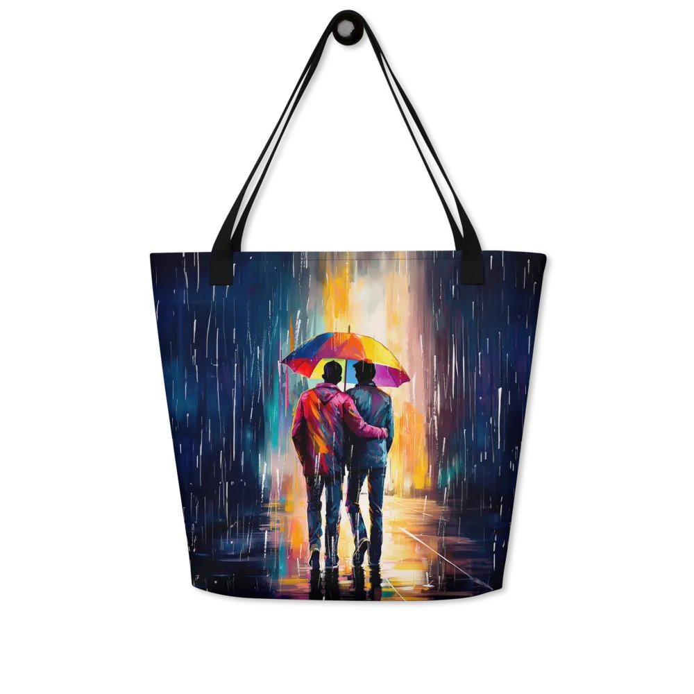 Gay Love In The Rain – Romantic Tote Bag product image (8)