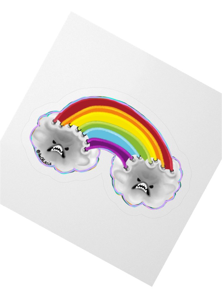 Gremlin Clouds Sticker product image (5)