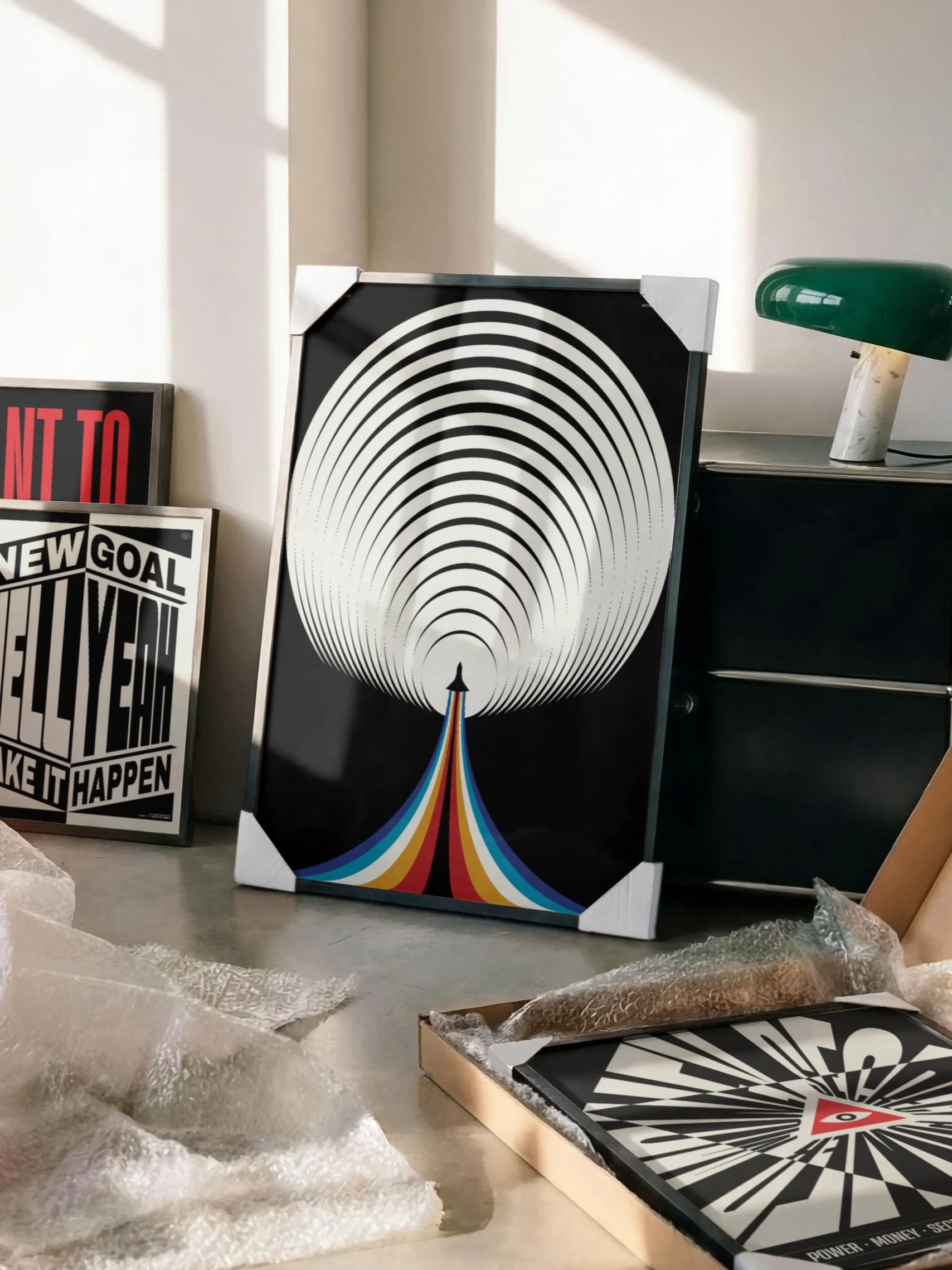 "DEPARTURE" Framed Poster product image (44)