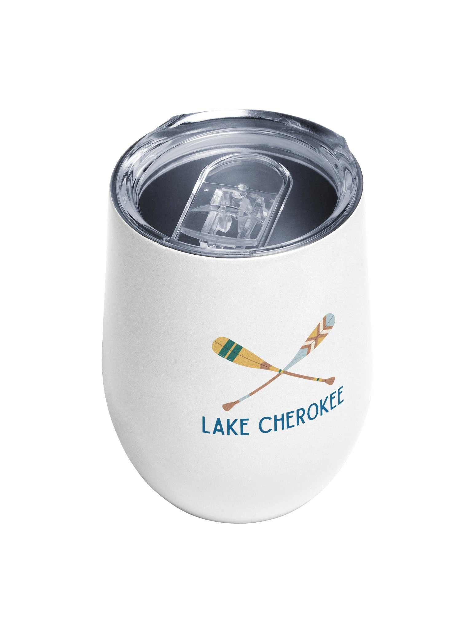 Lake Cherokee Paddles Wine Tumbler product image (4)