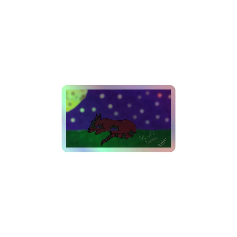 Moonlit Rest (Holo-Stickers) product image (1)