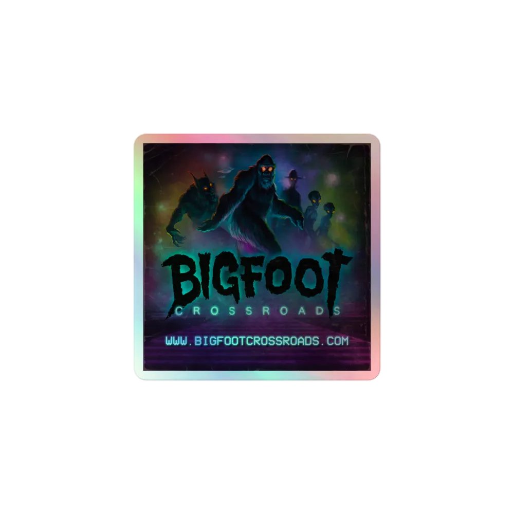 Bigfoot Crossroads Holographic Sticker product image (1)
