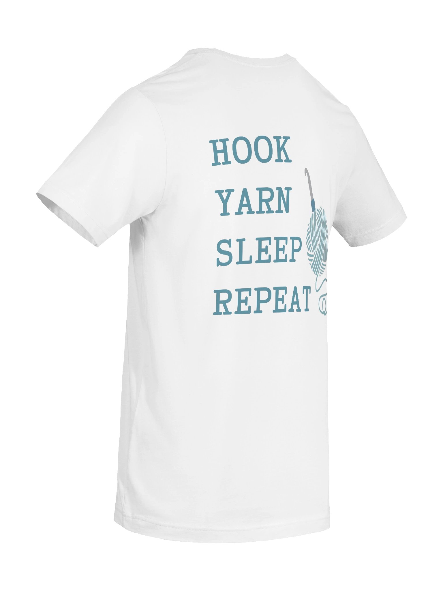 Hook • Yarn • Sleep • Repeat Crochet T‑Shirt product image (10)
