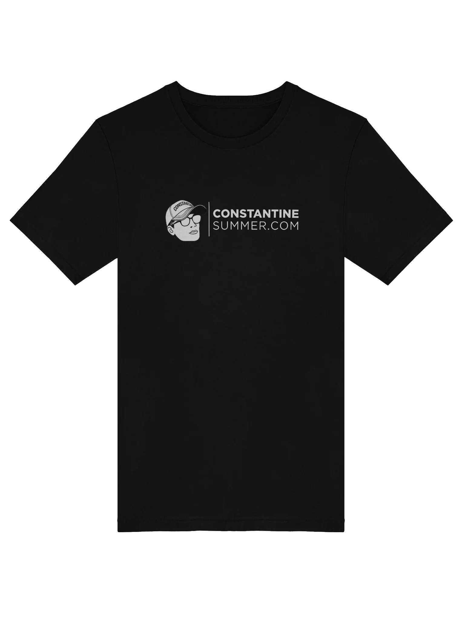 CONSTANTINESUMMER.COM: ICONIC LOGO T-SHIRT by Bella+Canvas (black) product image (5)