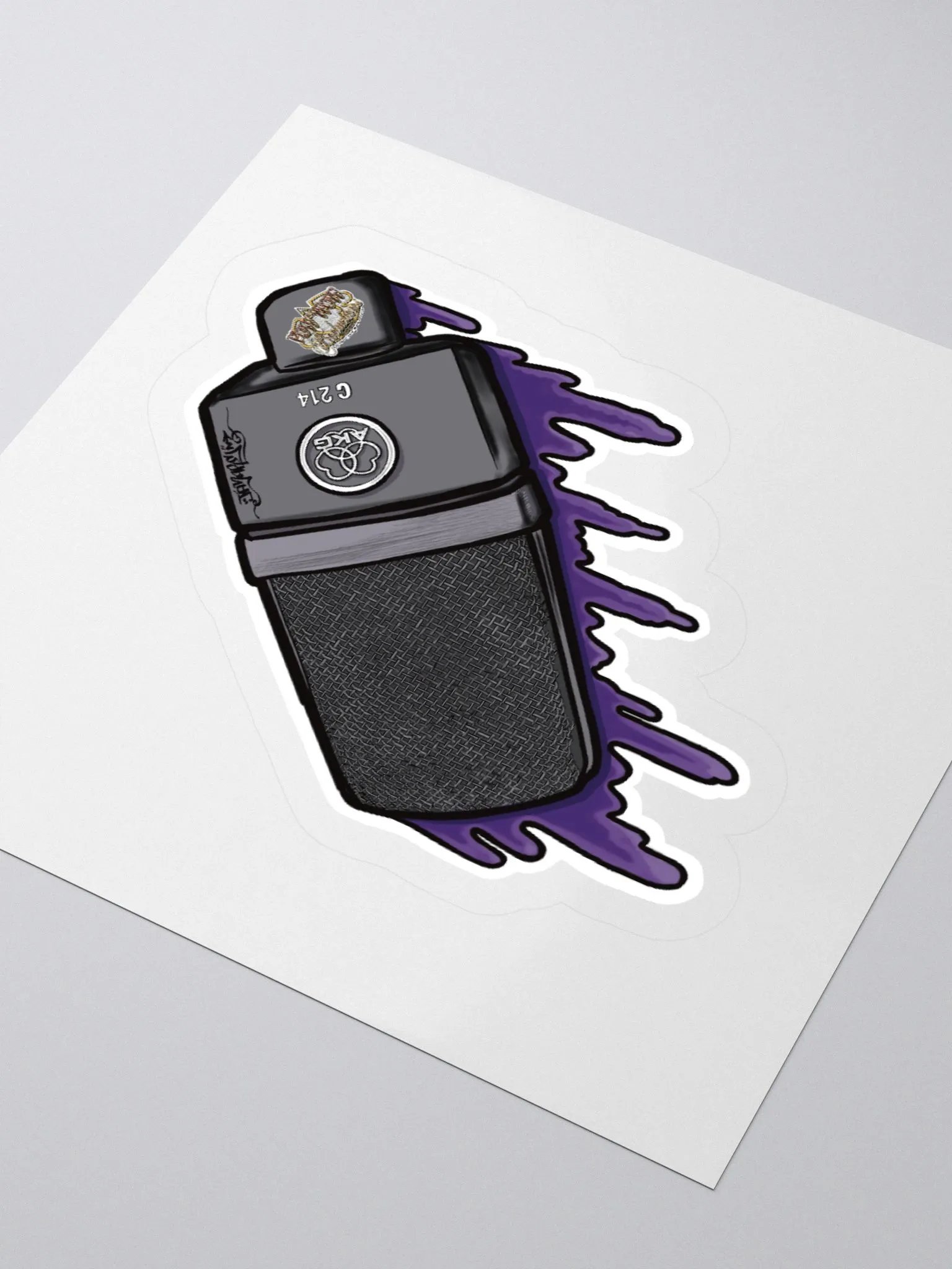 C214 Akg Mic Sticker product image (3)