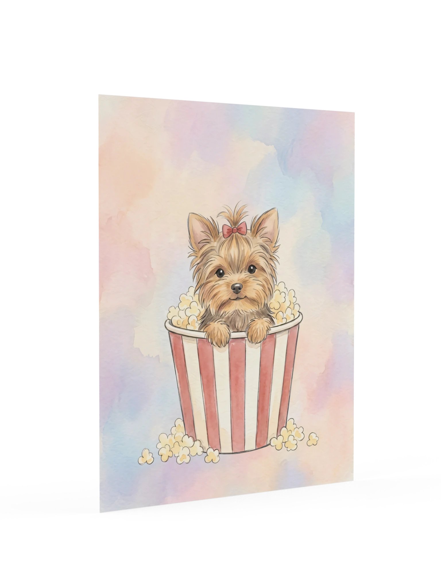 Movie Night Yorkie Poster product image (16)