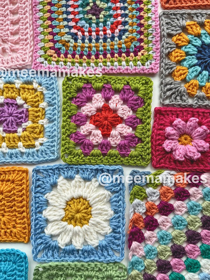 Bundle of 10 Beginner Granny Square Patterns product image (1)