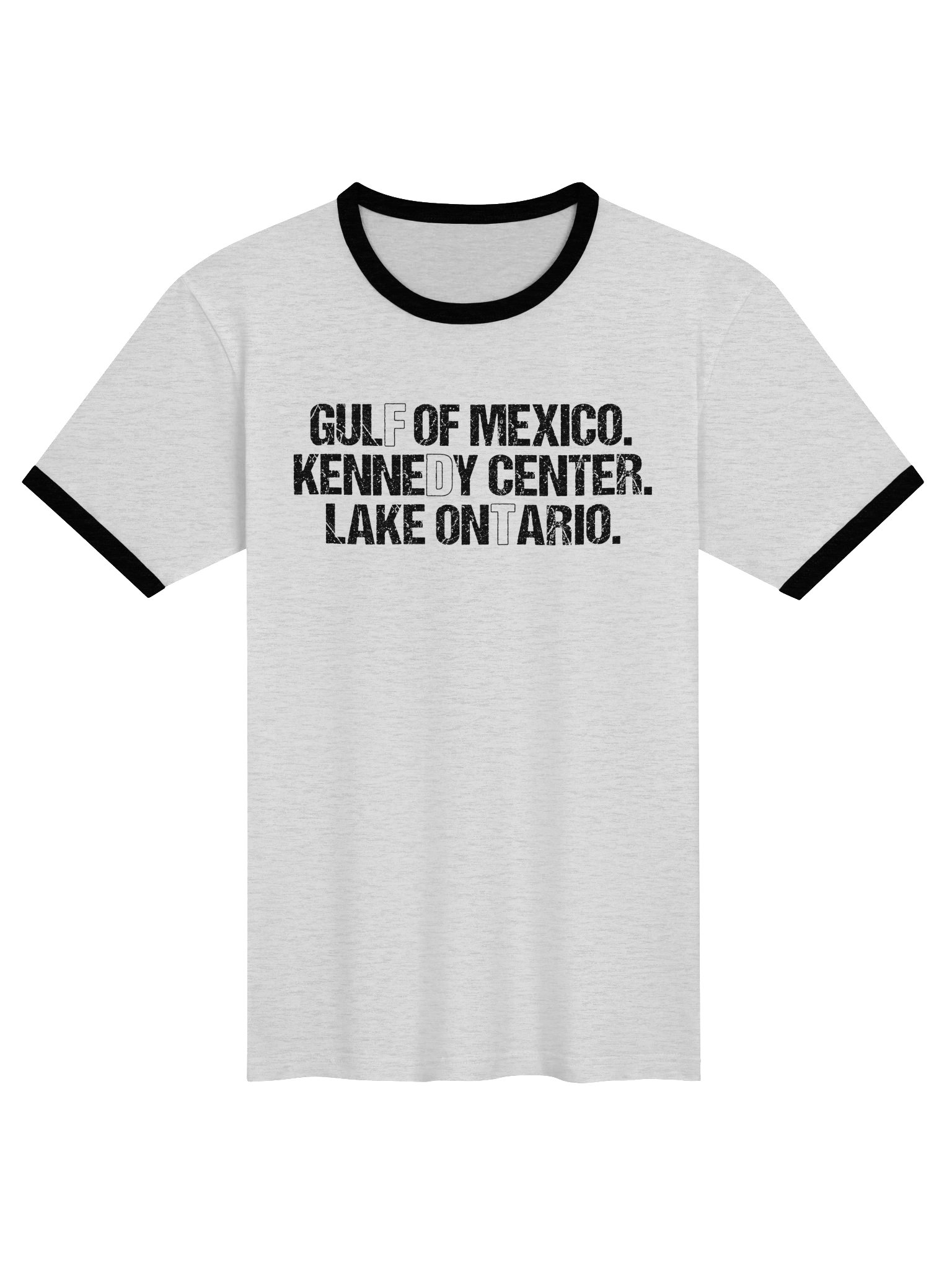 Gulf of Mexico Kennedy Center Lake Ontario Tee - Unisex Ringer T-Shirt product image (3)