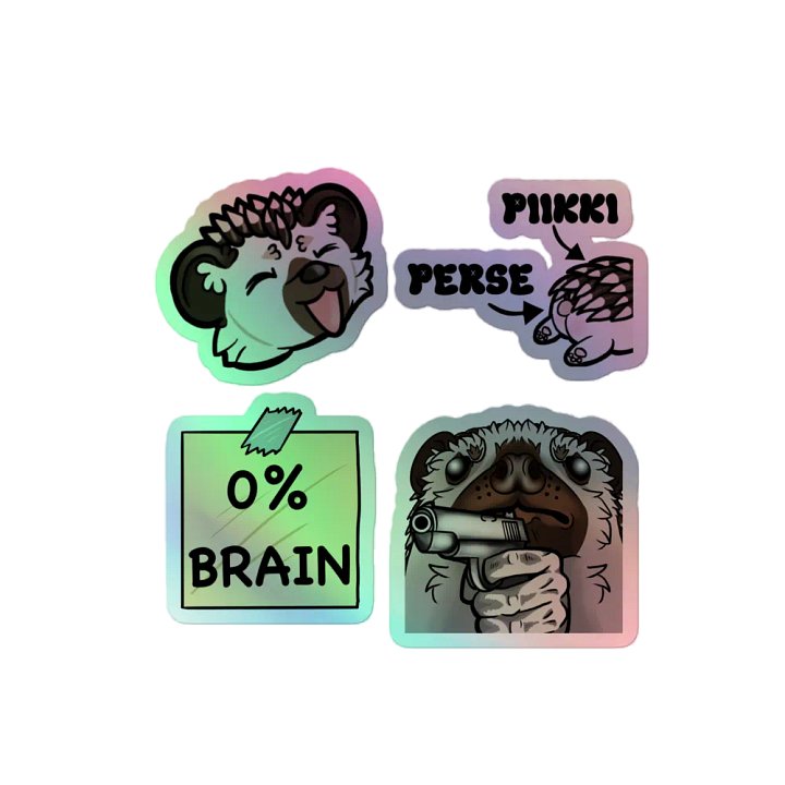 Full hedgehog set HOLOGRAPHIC product image (2)
