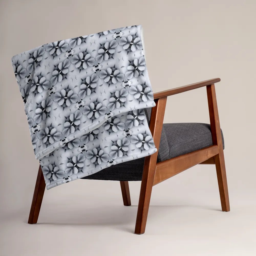 Midnight Blossoms Throw Blanket product image (1)