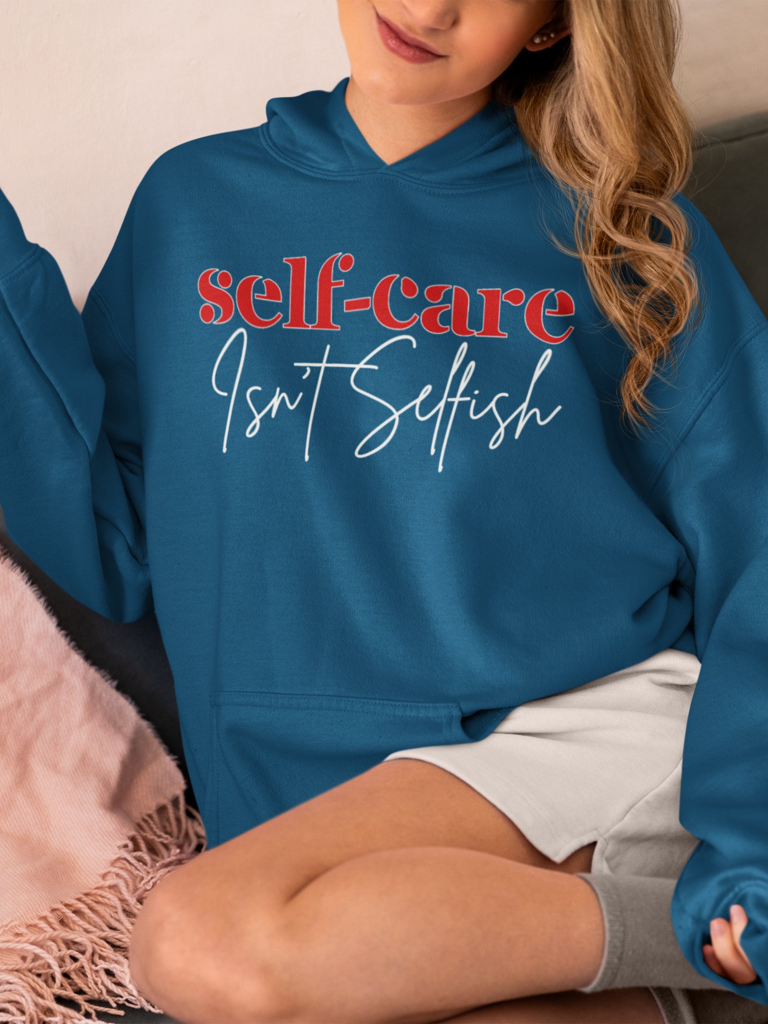 Self-Care Isn't Selfish Gildan Hoodie product image (1)