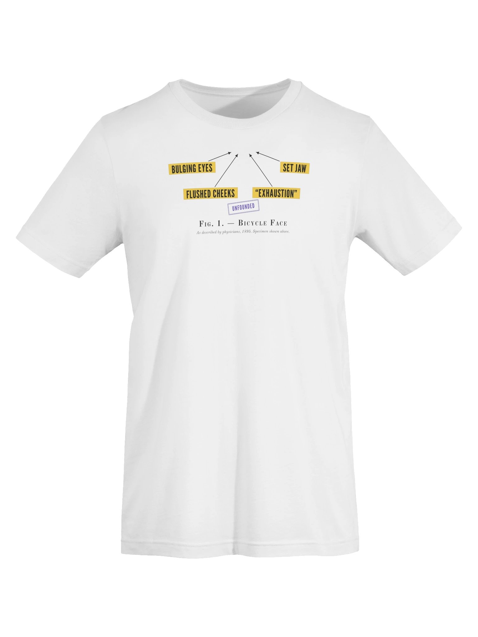 Fig. 1, Bicycle Face Tee (light colours) product image (13)