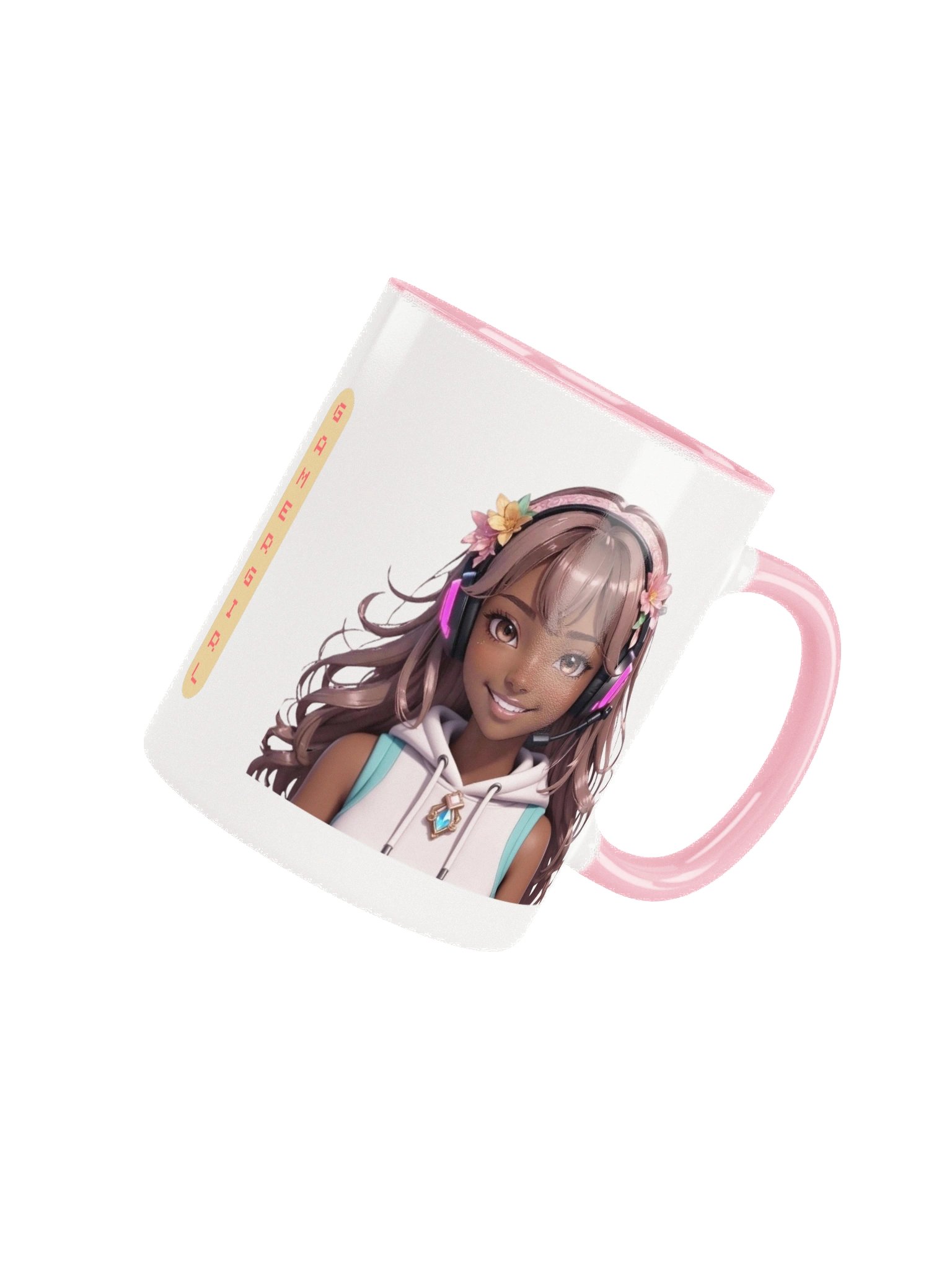 "Gamer Girl" Ceramic Mug W/Color product image (5)