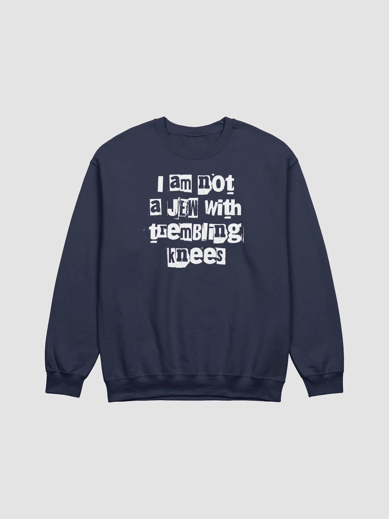 Not a Jew With Trembling Knees Crewneck Sweatshirt product image (2)
