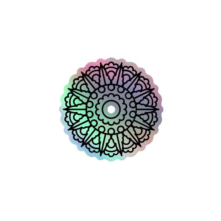 Mandala Holographic Stickers product image (1)