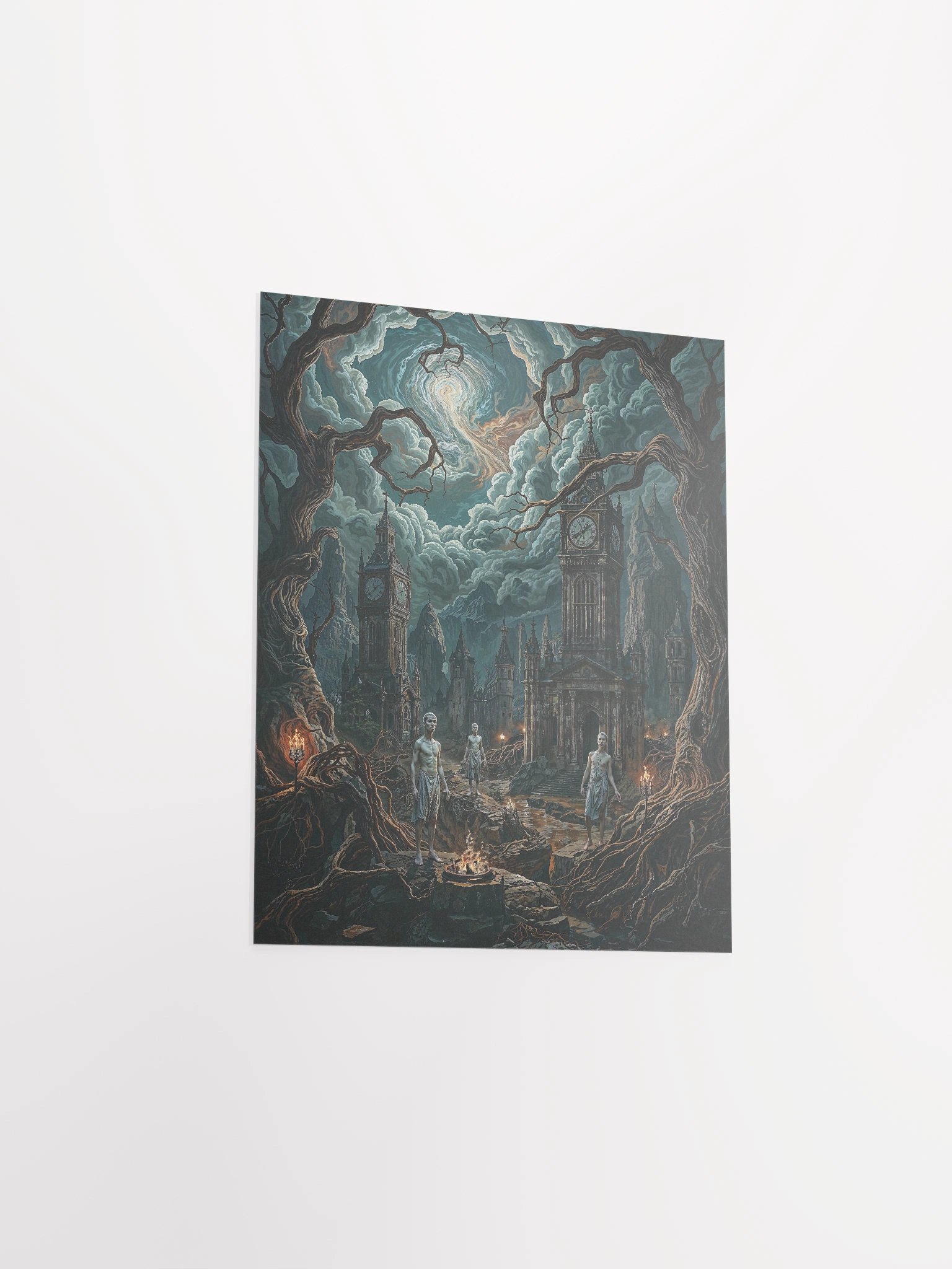 Ritual Beneath the Shattered Clock Matte Poster product image (24)