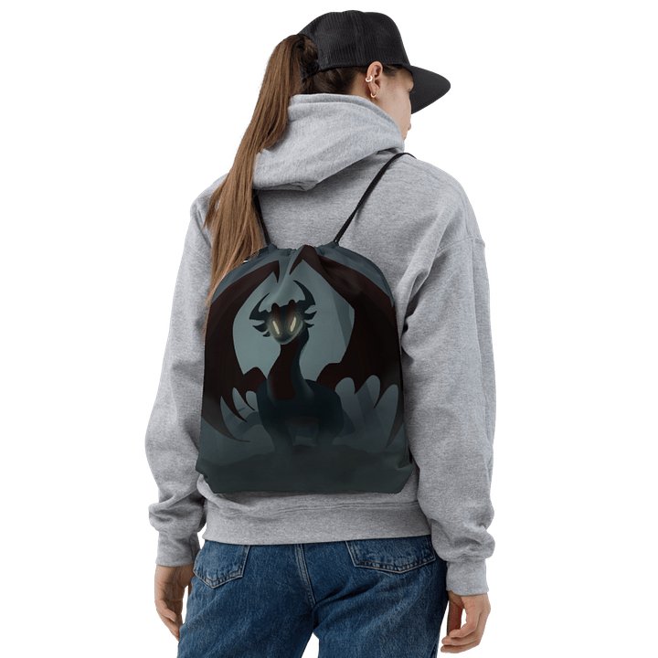 Spooky Dragon Drawstring Backpack product image (2)