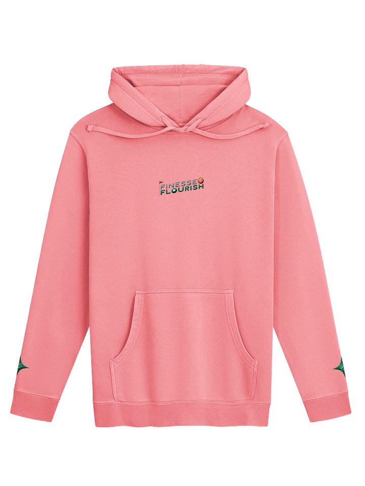 F&F Flag Pigment Dyed Hoodie Tournament (PNK) product image (1)