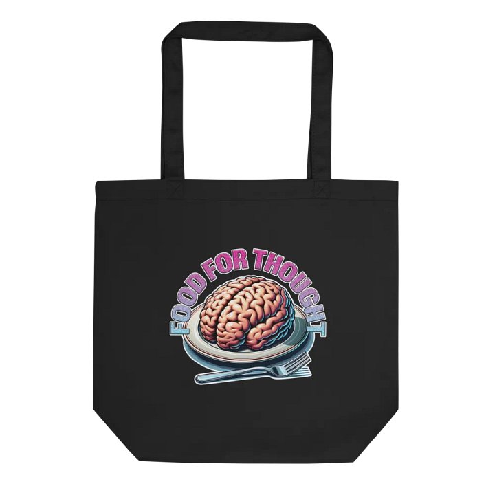 Food For Thought Cotton Twill Tote Bag product image (1)