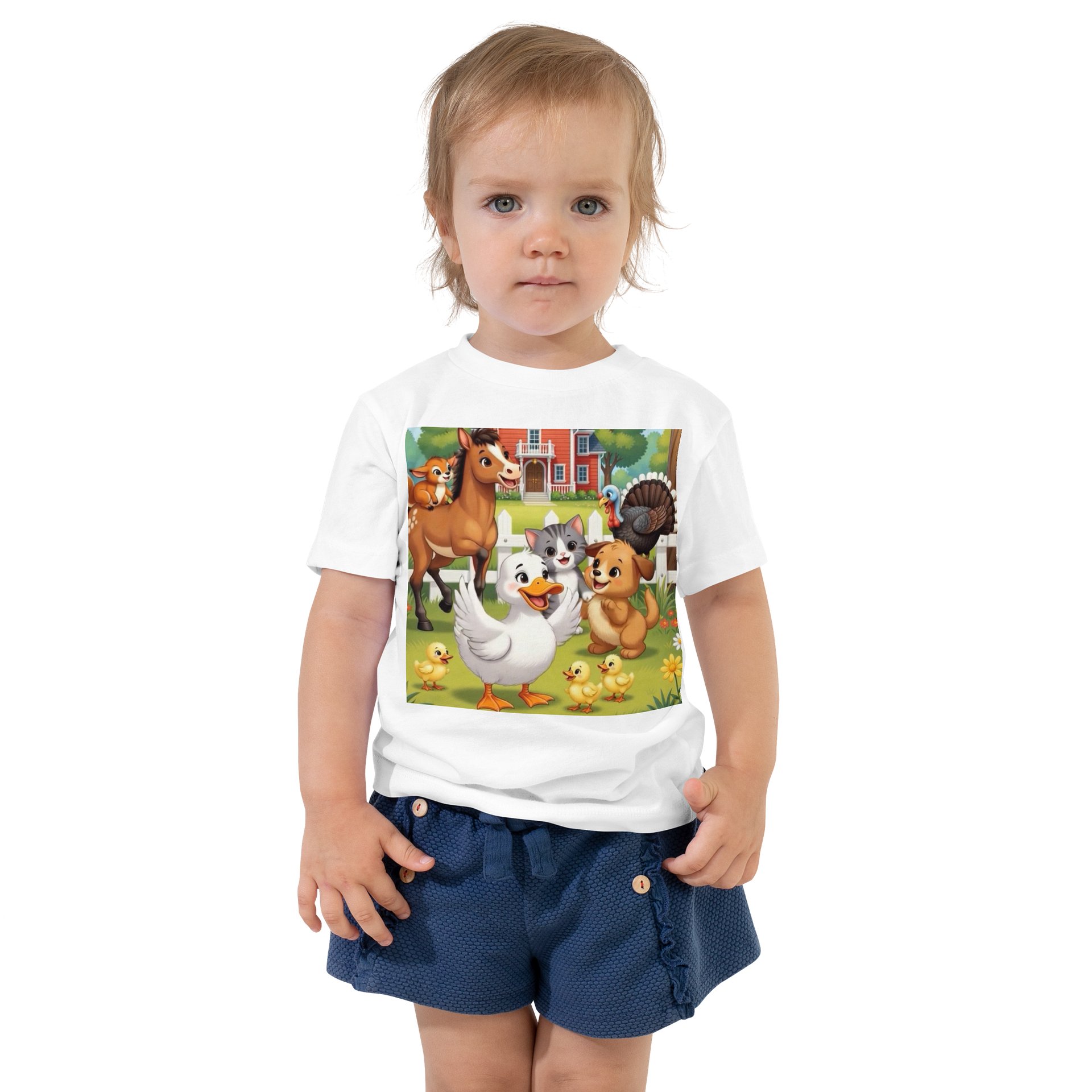 Cute Farm Animal Nursery Rhyme Children’s T-shirt product image (1)
