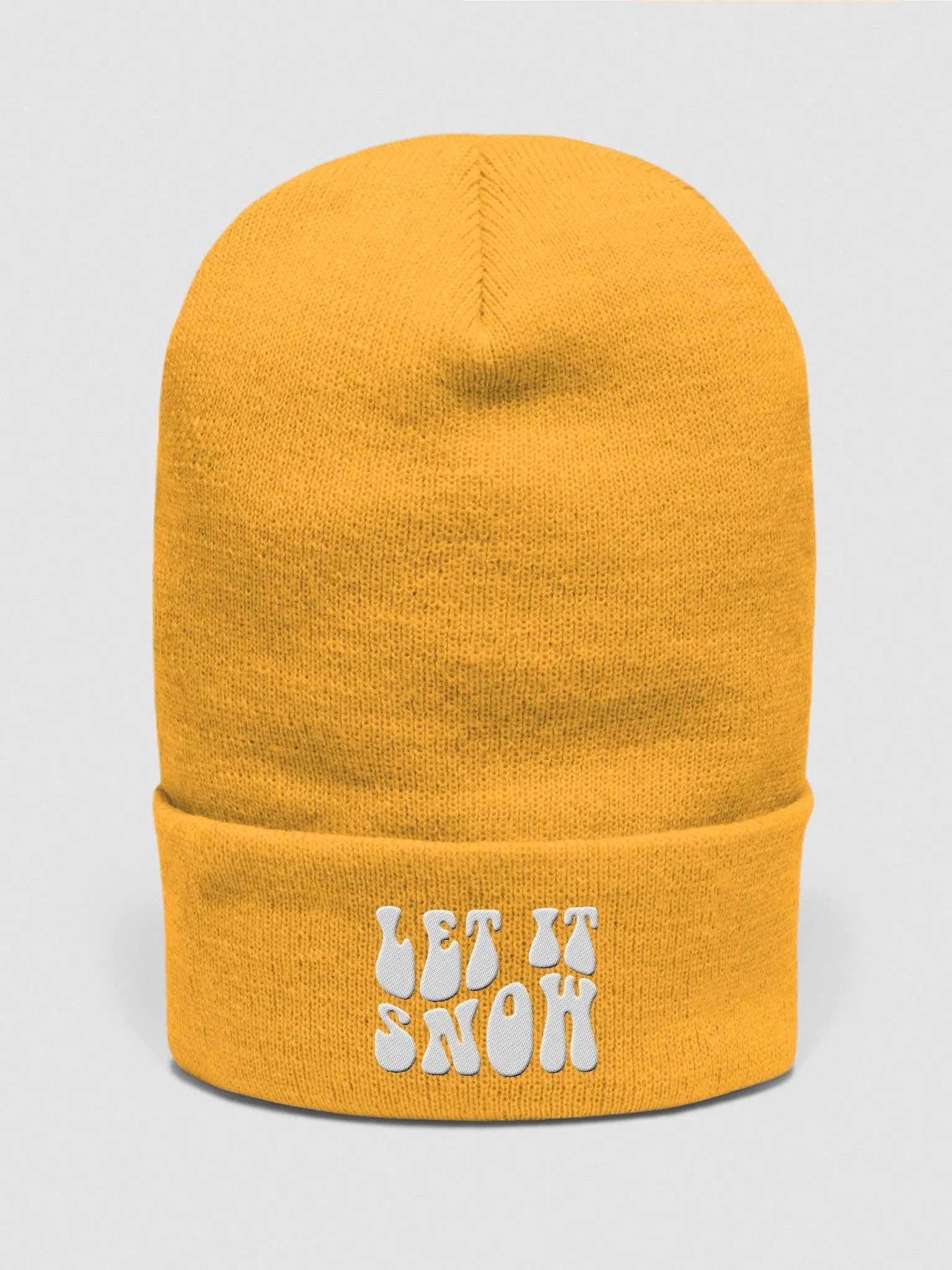 "Let it Snow" Yupoong Cuffed Beanie product image (1)