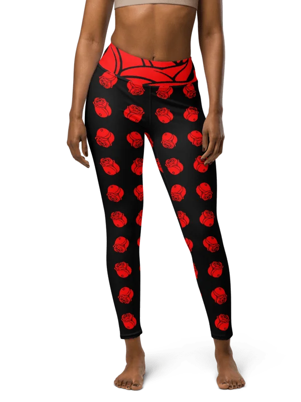 Rose Yoga Leggings product image (2)