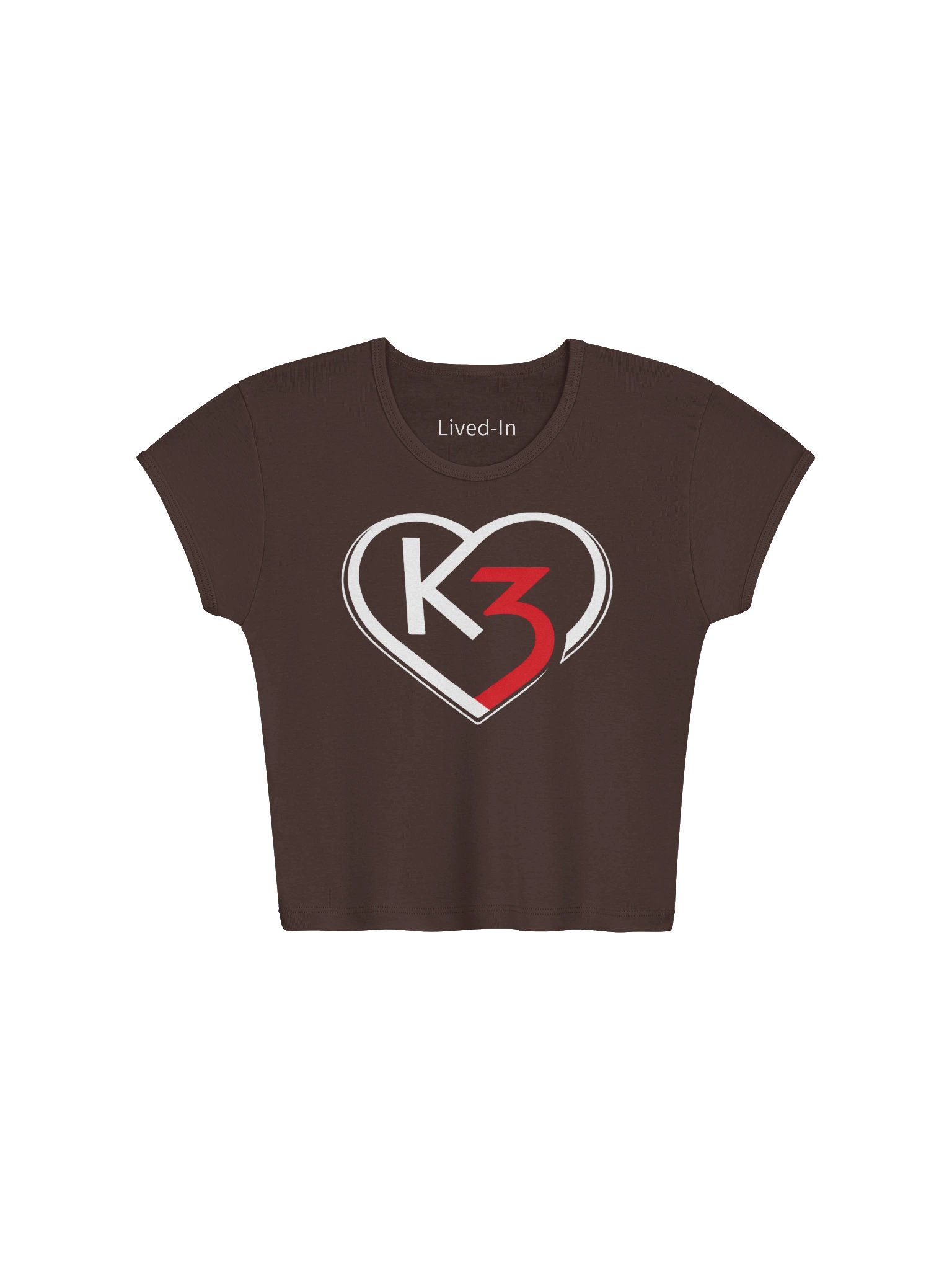 Carry the Feeling™ | HER Heartmark Ribbed Crop | Everyday Fit product image (1)