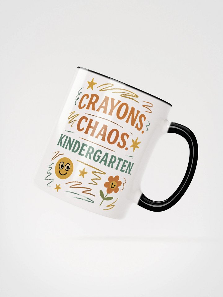 Crayons. Chaos. Kindergarten. Mug – Funny Teacher Coffee Cup product image (21)