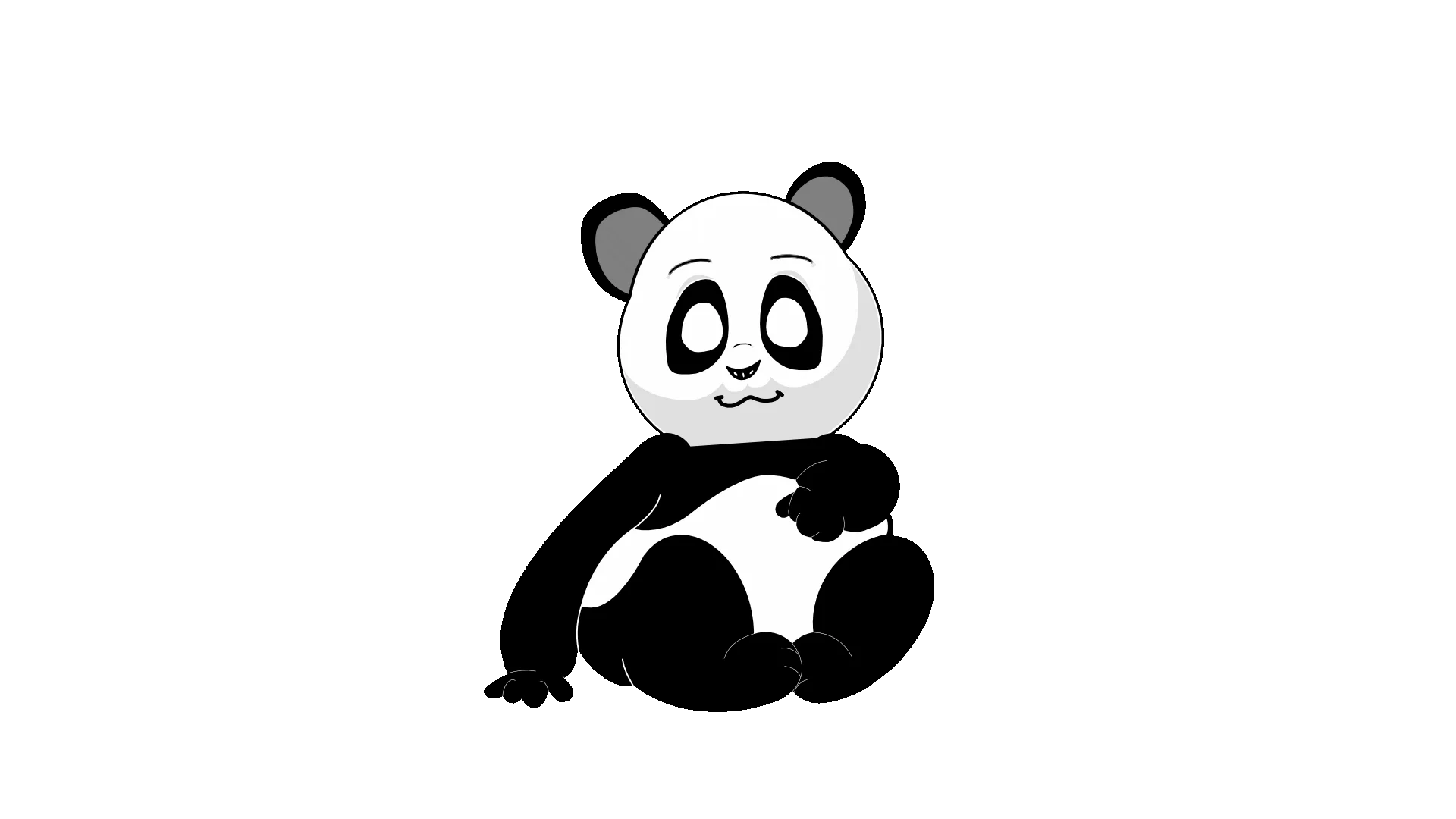 Panda Bear 2D png Vtuber product image (3)