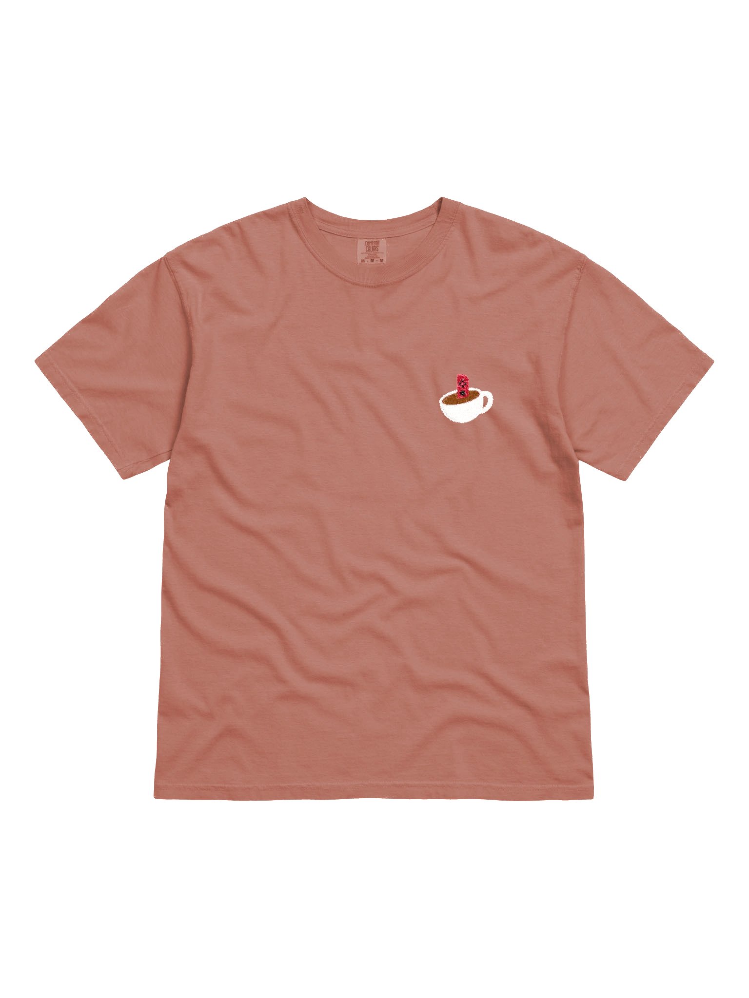 Coffee Cup Embroidered T-Shirt product image (6)