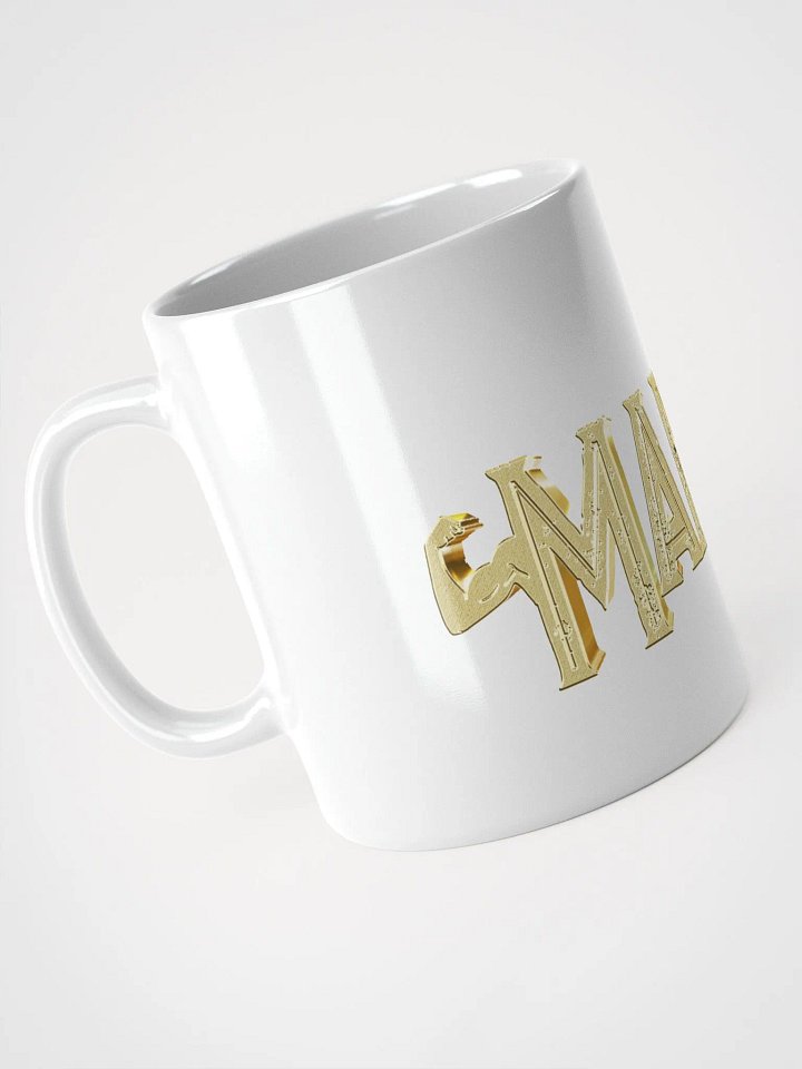 'Muscle Man Up' White Glossy Mug product image (2)