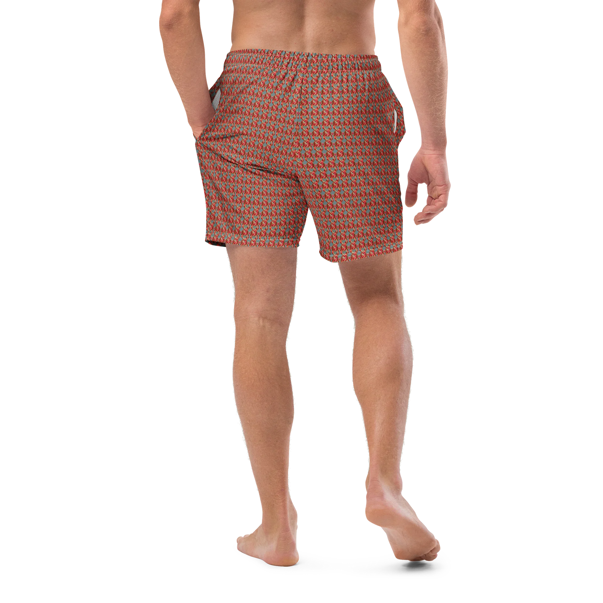 Geometric Mosaic Swim Trunks product image (10)
