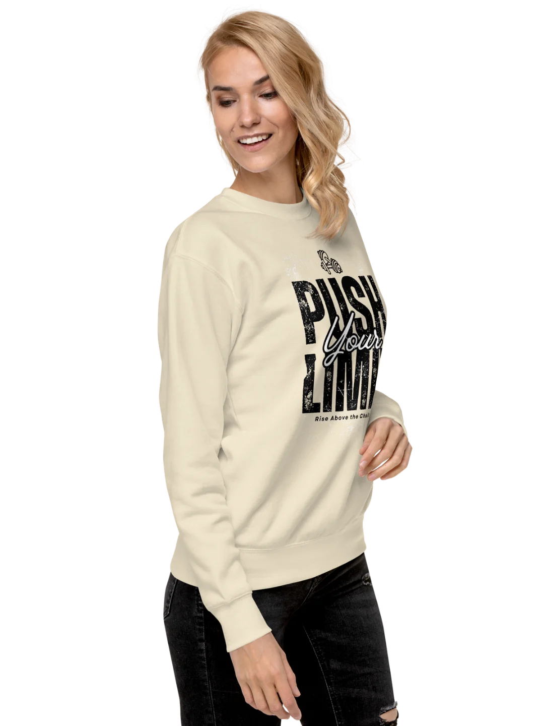 PUSH YOUR LIMIT — Rise Above Sweatshirt product image (5)