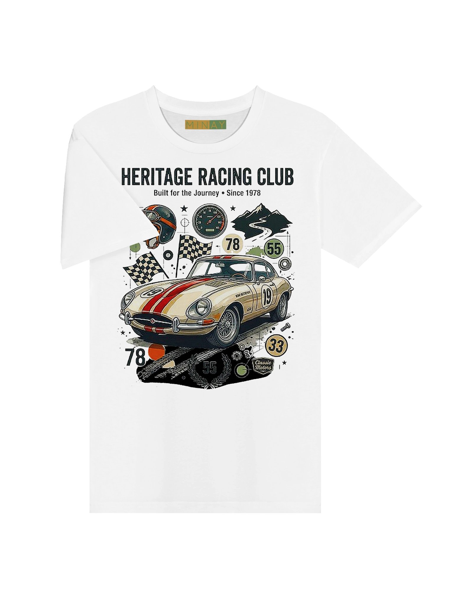 Heritage Racing Club Graphic Tee | Vintage Motorsport Streetwear product image (3)