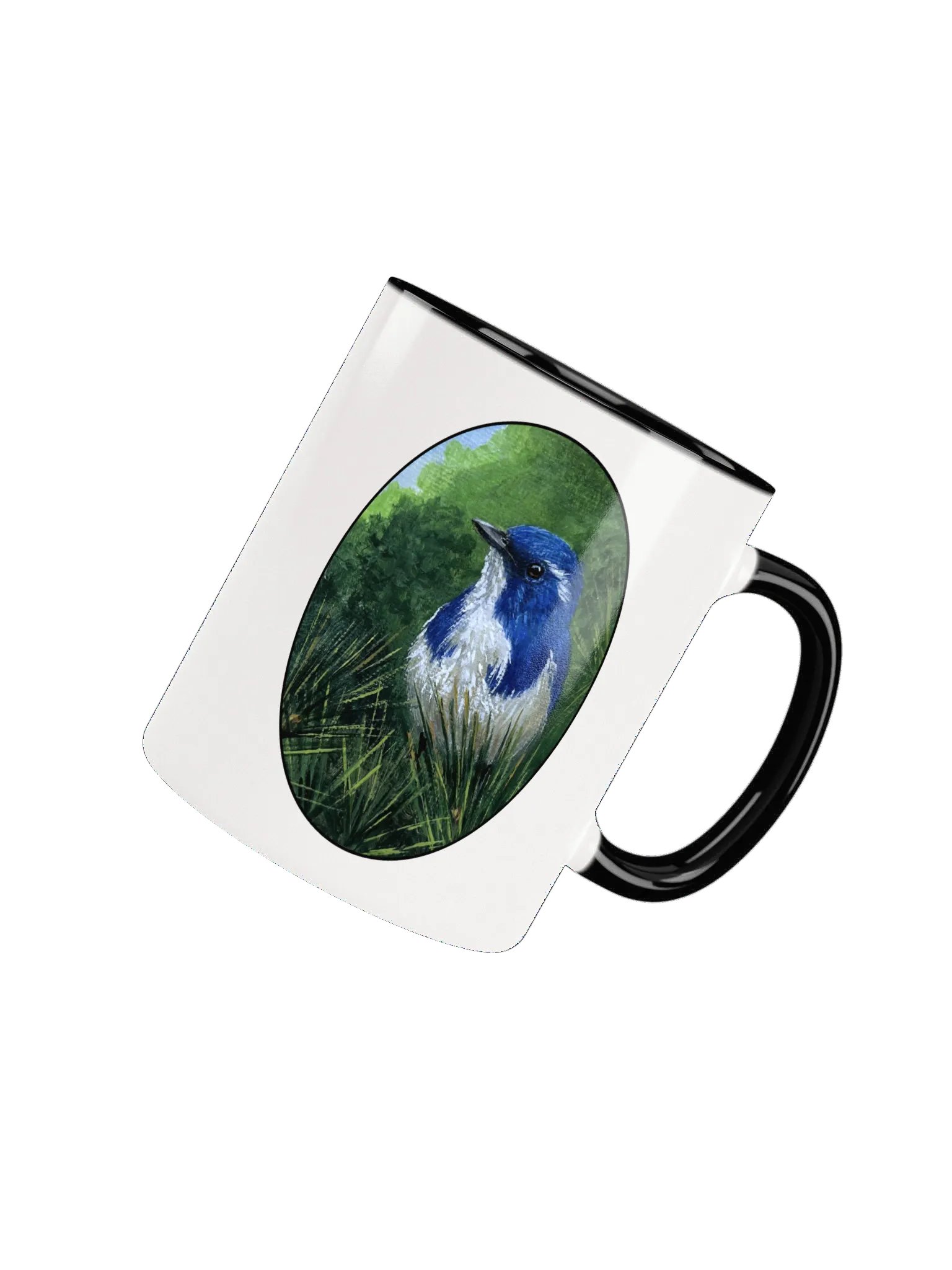Blue Flycatcher Ceramic Mug product image (19)