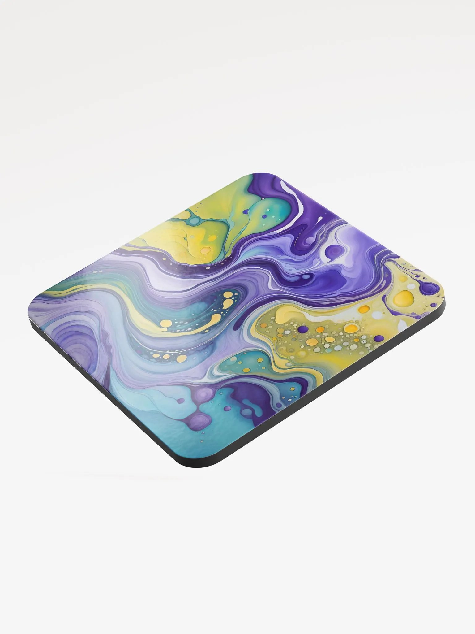Cosmic Harmony Fluid Art Coaster product image (3)
