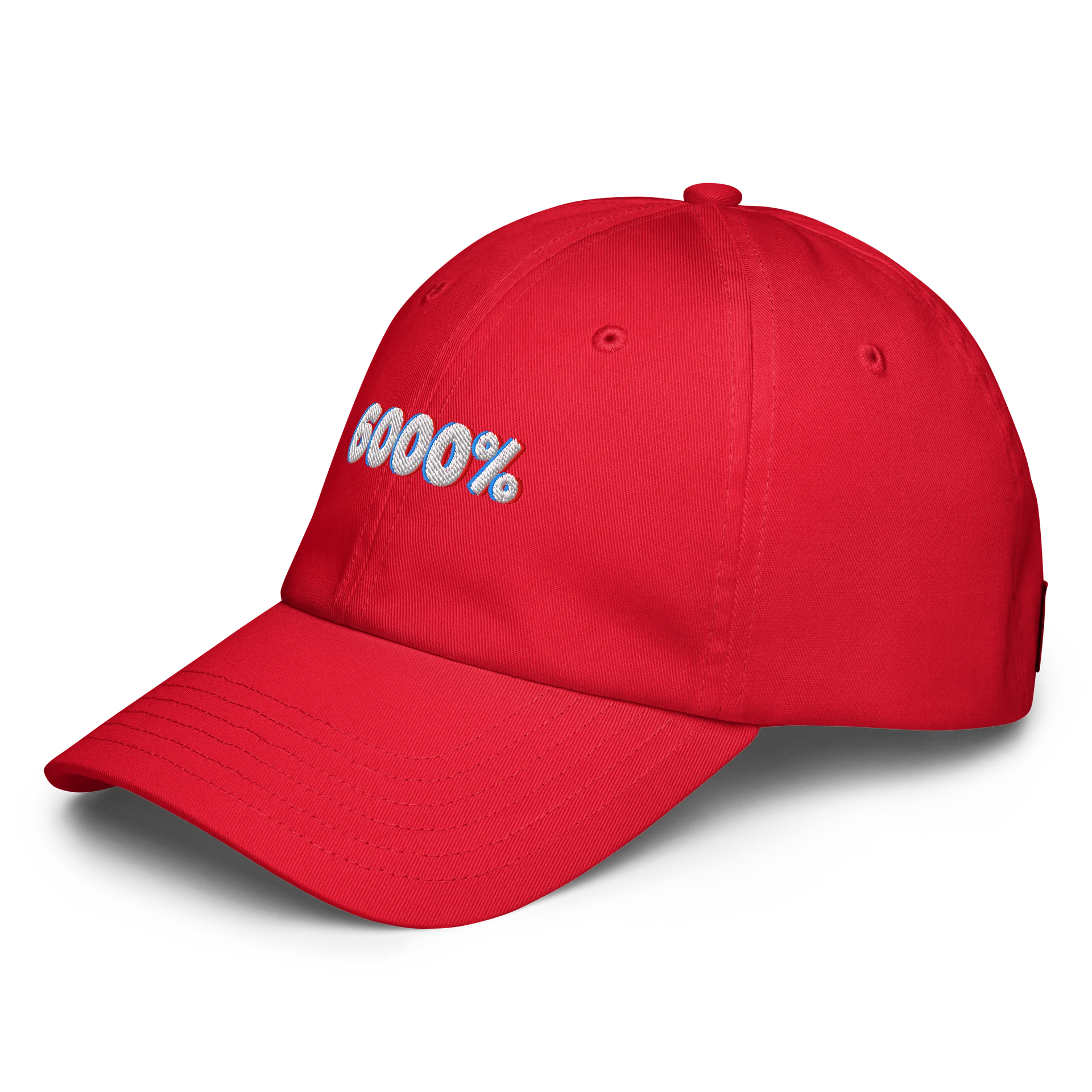 6000% Dad Hat | R E D product image (3)