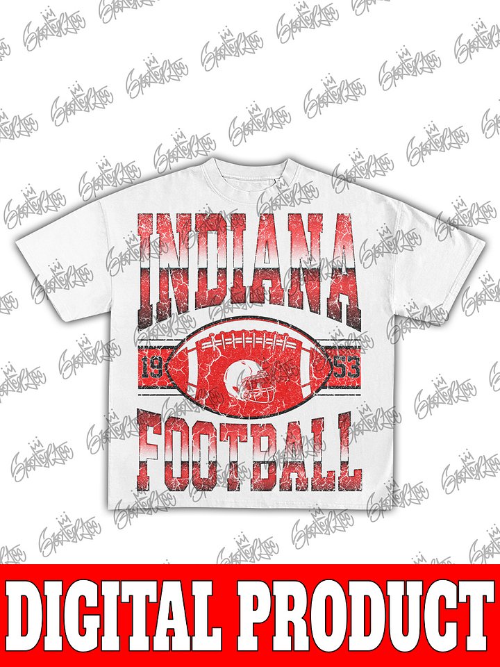 Indiana Football 1953 Vintage Commemorative Design product image (2)