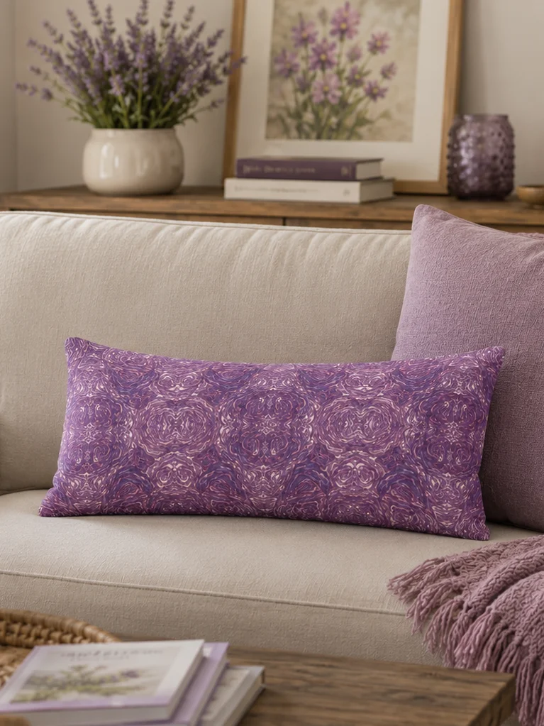 Cabbage Whorl – All-Over Print Decorative Pillow product image (1)