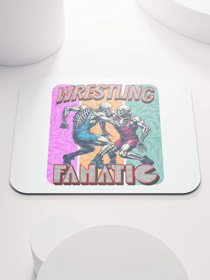 Wrestling Fanatic Skeleton Showdown Mouse Pad product image (2)