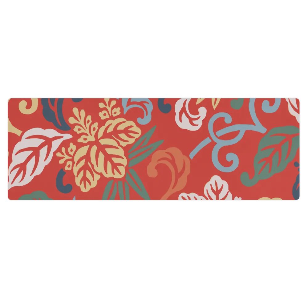Japanese Vintage Floral Yoga Mat product image (4)