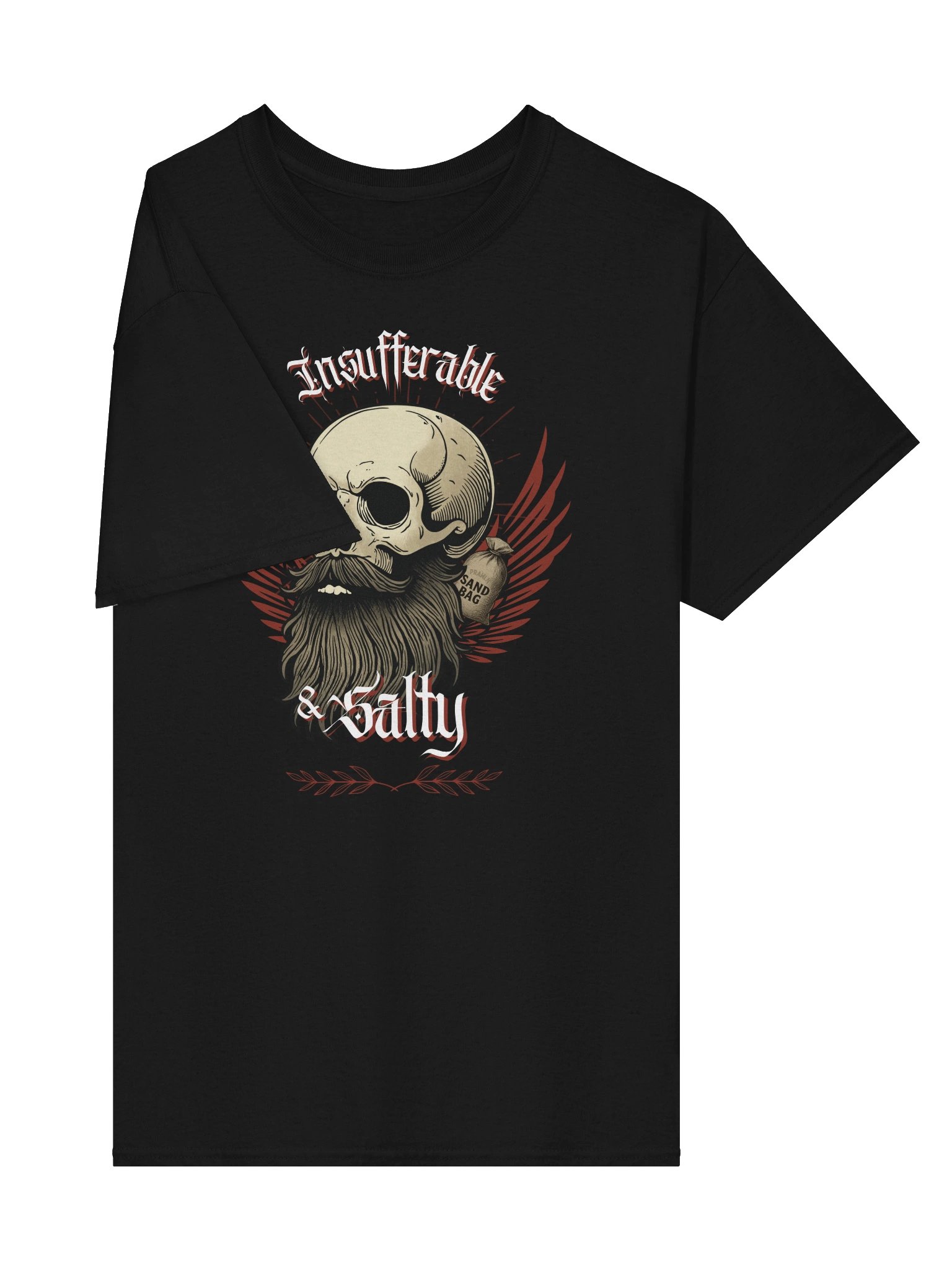 Insufferable & Salty - T Shirt - Black product image (4)