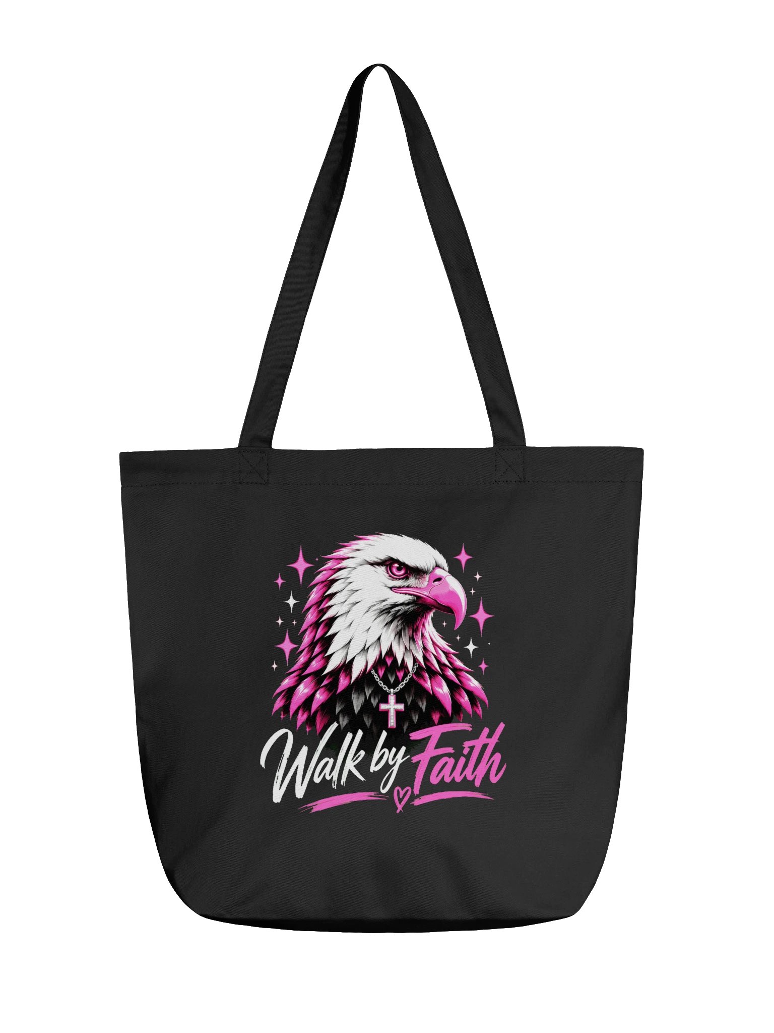 Walk by Faith Pink Eagle RBF Tote Bag product image (1)