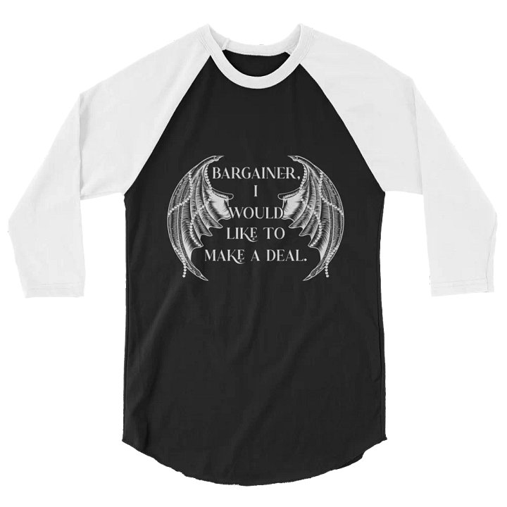 Bargainer Calling Card Fine Jersey Raglan Tee product image (3)